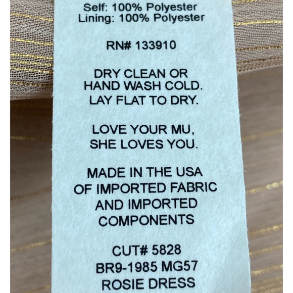 NWT Show Me Your Mumu Women’s Pink Faux Wrap Off Shoulder Rosie Dress - size L - Picture 9 of 12